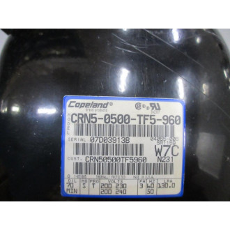 Copeland CRN5-0500-TF-960 United Technologies Carrier Air Compressor