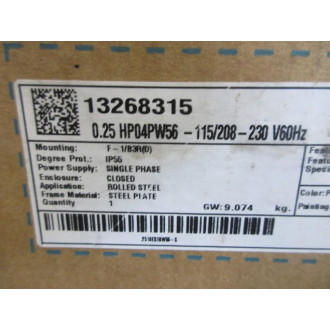 WEG .2518ES1BW56-S Electric Motor 13268315