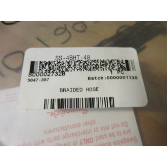 Swagelok SS-4BHT-48 Stainless Steel Hose Assembly SS4BHT48