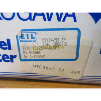 Yokogawa YE250440LSPZ EIL Panel Meter 250440LSPZ
