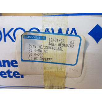 Yokogawa YE250440LSRL EIL Panel Meter 250440LSRL