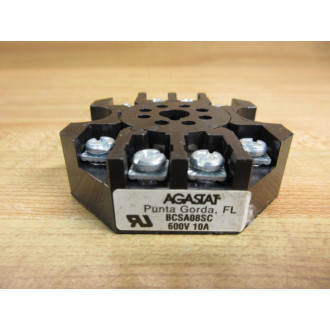 Agastat BCSA08SC Relay Socket - New No Box