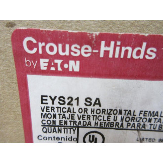 Eaton EYS21 SA Crouse-Hinds Condulet Seal Fitting EYS21SA (Pack of 5)