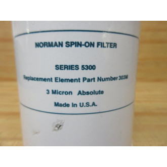 Norman Series 5300 Hydraulic Filter 5300 - New No Box