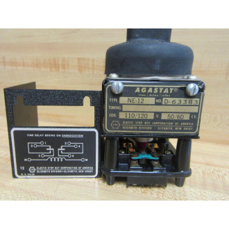 Agastat NE-12 110120V Time Delay Relay NE-12 - New No Box