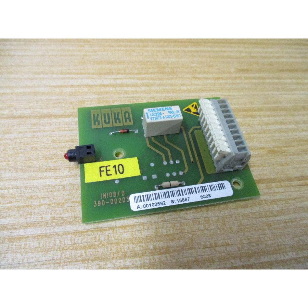 Kuka 390-00203-0 Circuit Board INI080 - Used