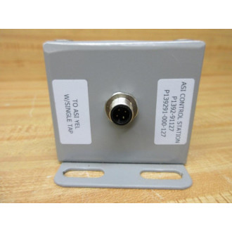 Saginaw Control & Engineering 3346189 Push Button Enclosure 05220-07432P Wired W4 P Male Connector - No Screws - Used