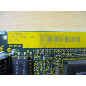 3Com 3C95B-TX Fast Etherlink XL PCI 03-172-410 - Used