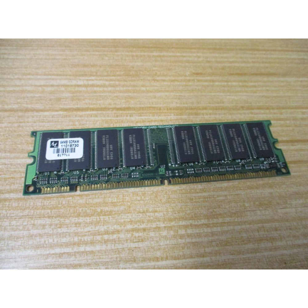 Memory Card Technology 11018730 64MB SDRAM Memory - Used