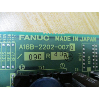 Fanuc A16B-2202-0070 Circuit Board A16B-2202-007009C - Used
