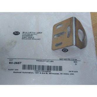 Allen Bradley 60-2657 Right Angle Mount Bracket 602657 (Pack of 2)
