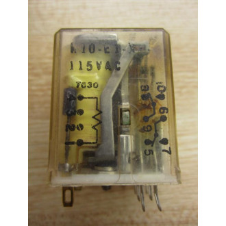 Potter & Brumfield R10-E1-X2-115V AC Relay R10-E1X2-115VAC - Used