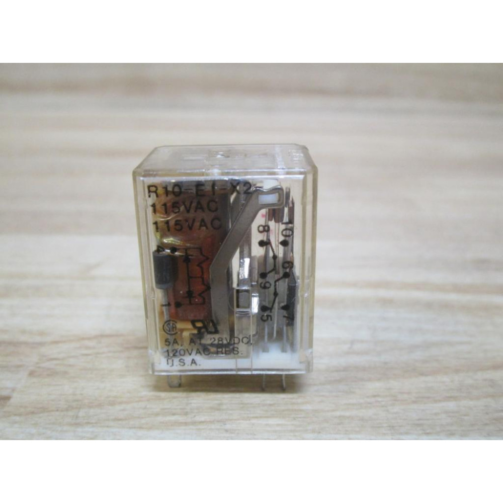 Potter & Brumfield R10-E1-X2-115V AC Relay R10-E1X2-115VAC - New No Box