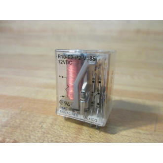 Potter & Brumfield R10-E2-P2-V185-12V DC AMF Relay R10-E2-P2-V185 - Used