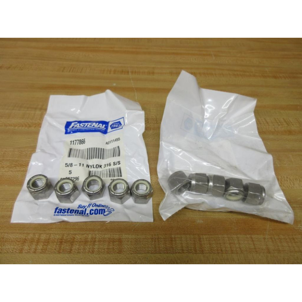 Fastenal 1177866 Nylok Lock Nut AD111455 (Pack of 10)
