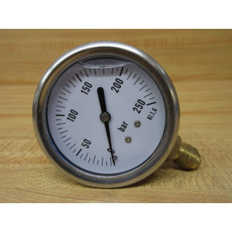 9132X2011 Fluid Filled Pressure Gauge - New No Box