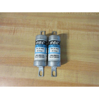 GEC TIA-32-M63 Fuse TIA32M63 (Pack of 2) - Used