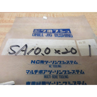 NT Tool SA10.0X20 Drill Jig Bushing SA100X20