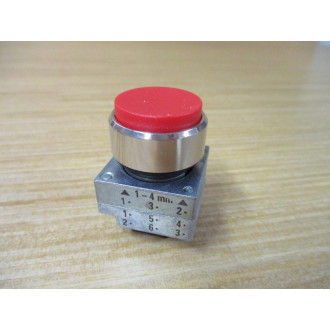 Siemens 3SB3601-0BB61 Pushbutton W Base & Clip