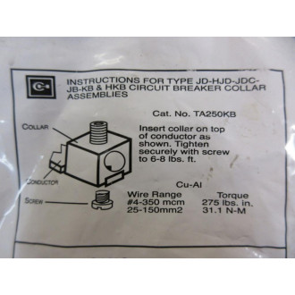 Cutler Hammer TA250KB Terminal Lug