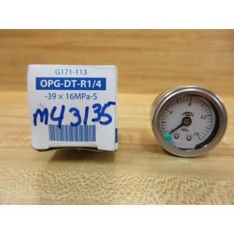 ASK OPG-DT-R14-39X16MPA-S Pressure Gauge OPGDTR1439X16MPAS