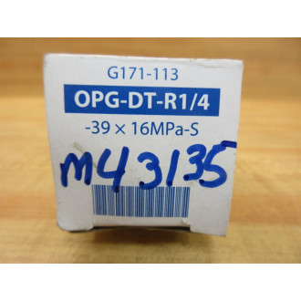 ASK OPG-DT-R14-39X16MPA-S Pressure Gauge OPGDTR1439X16MPAS