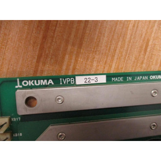 Okuma IVPB22-3 Circuit Board 1006-2259-02 - Used