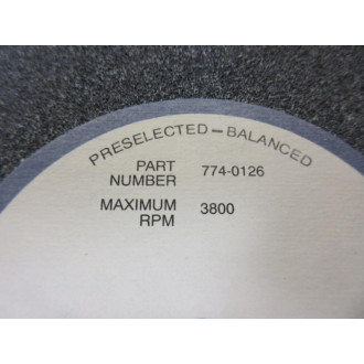 Dumore 774-0126 Grinding Wheel 7740126 - New No Box