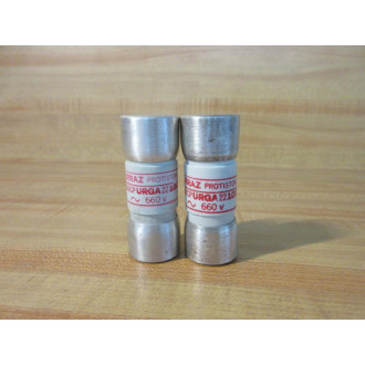 Gould Shawmut Ferraz 6,600-CP-URGA-22100 Mersen Fuse (Pack of 2) - New No Box