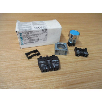 Siemens 3SB3 647-0AA51-0CC0 Blue 3SB36470AA510CC0 Complete
