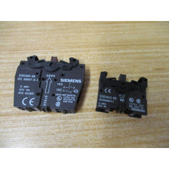Siemens 3SB3 647-0AA51-0CC0 Blue 3SB36470AA510CC0 Complete