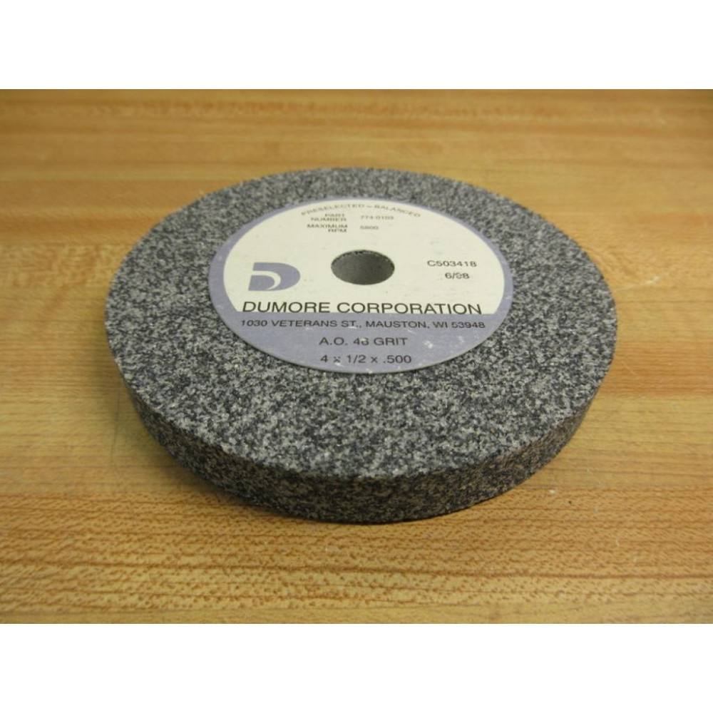 Dumore 774-0103 Grinding Wheel 7740103 - New No Box