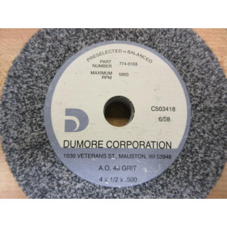 Dumore 774-0103 Grinding Wheel 7740103 - New No Box