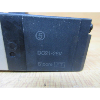 SMC NVFS2600-5FZ Solenoid Valve WInterface Check Spacer NVVFS200-22A Valve Only - New No Box