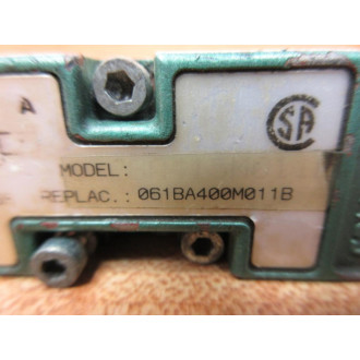 Numatics 061BA400M011B Solenoid Valve Valve Only - Used