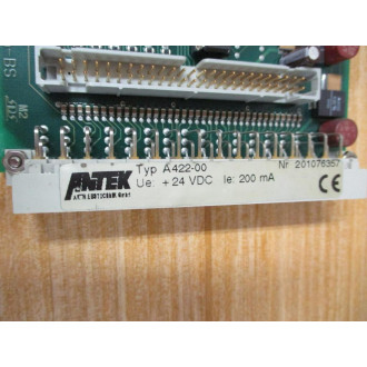Antek A422-00 InterBus-S Circuit Board A42200 WO Front Cover - Used