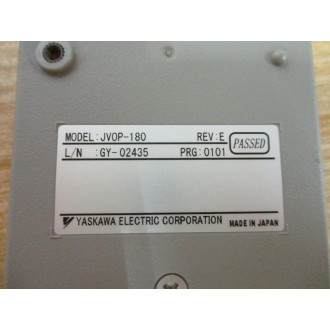 Yaskawa Electric JVOP-180 Keypad Operator Interface JVOP180 Rev. E - Used