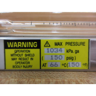 Bailey Fischer & Porter 10A6130 Flow Meter 1034 kPa, 150 psig At 66°C 150°F - New No Box