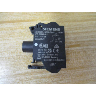 Siemens 3SU1401-1BB60-3AA0 White 3SU14011BB603AA0