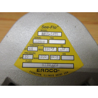 Erdco 3211-04T0 See-Flo Flow Meter 321104T0 - New No Box
