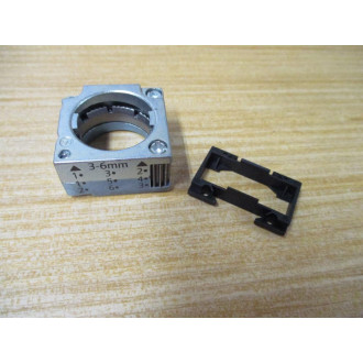 Siemens 3SB3644-6BA50-0CC0 Indicator Light W3SB3403-1PD, Base & Clip