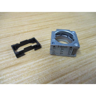 Siemens 3SB35010BA51 Pushbutton WBase & Clip