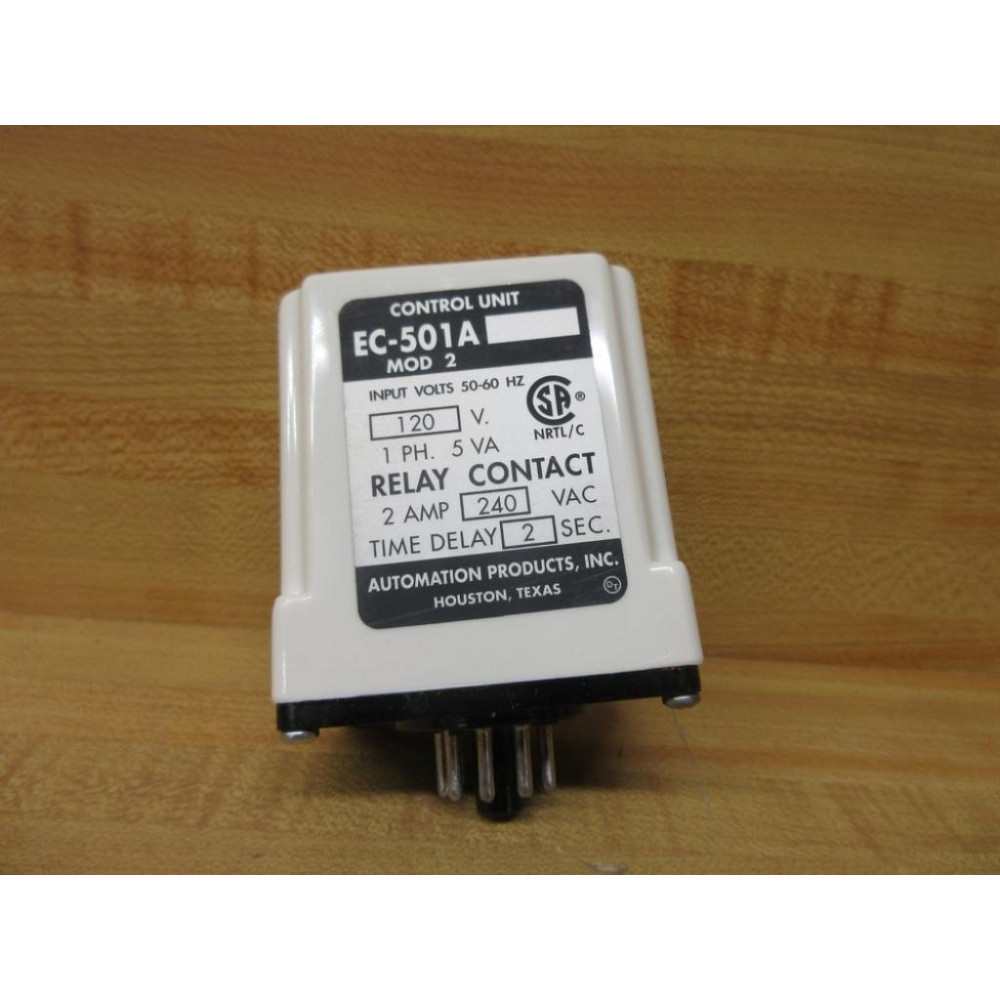 Automation Products EC-501A MOD2 Time Delay Relay EC501A . - New No Box