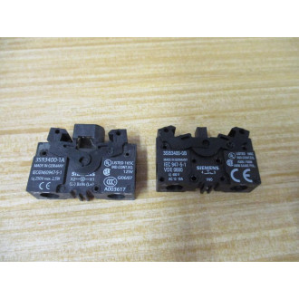 Siemens 3SB3637-0AA01 Pushbutton W3SB3400-1A,3SB3400-0B, Base & Clip