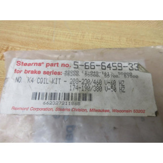 Stearns 5-66-6459-33 Rexnord Brake Coil Kit 566645933