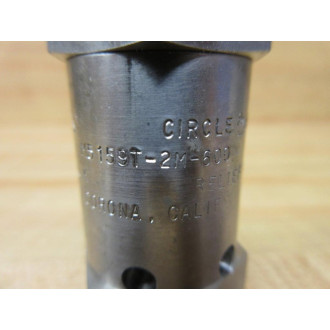 Circle Seal Valve M5159T-2M-600 In-Line Relief Valve M5159T2M600 - New No Box