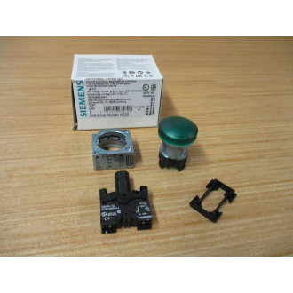 Siemens 3SB3648-6BA40-0CC0 Green 3SB36486BA400CC0 Complete