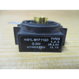 IDEC HW1L-M1F11QD Pushbutton HW1LM1F11QD Base Only - New No Box