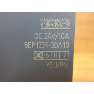 Siemens 6EP1334-3BA10 Power Supply 6EP13343BA10