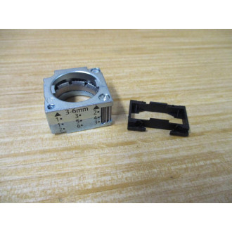 Siemens 3SB3501-6BA00 Amber Light 3SB35016BA00 W Base & Clip - New No Box